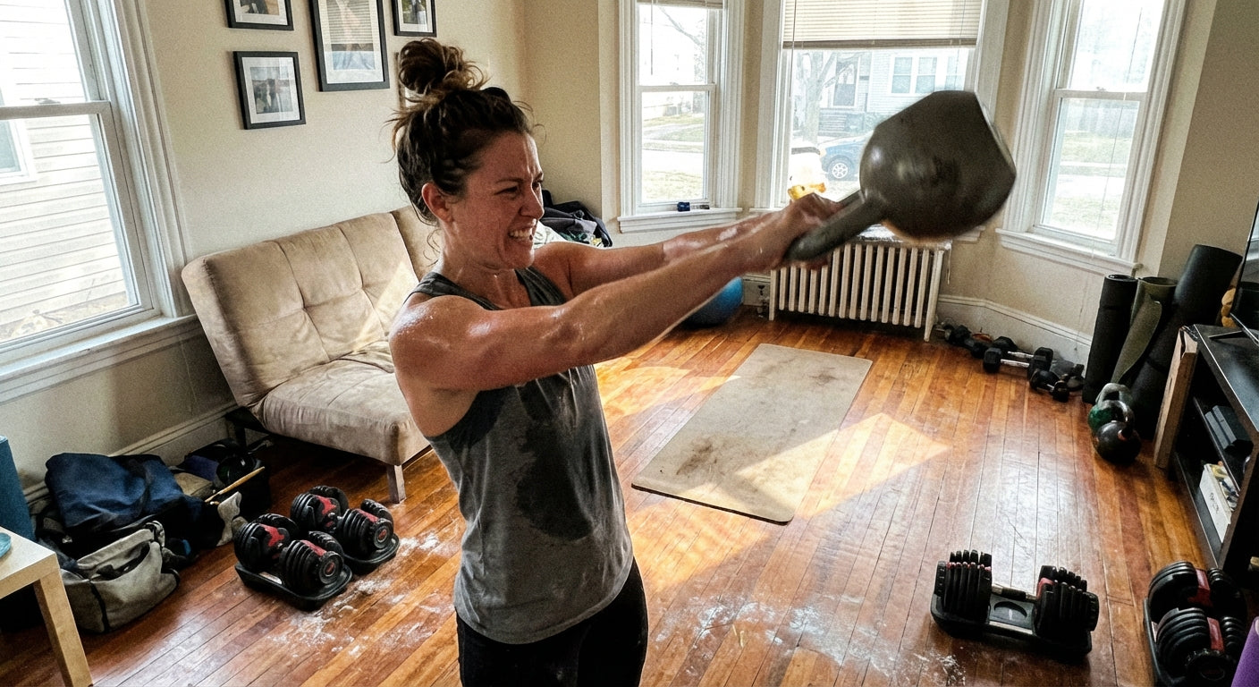 Skip the Gym Near Me Hunt--Turn Your Living Room Into Lifting HQ
