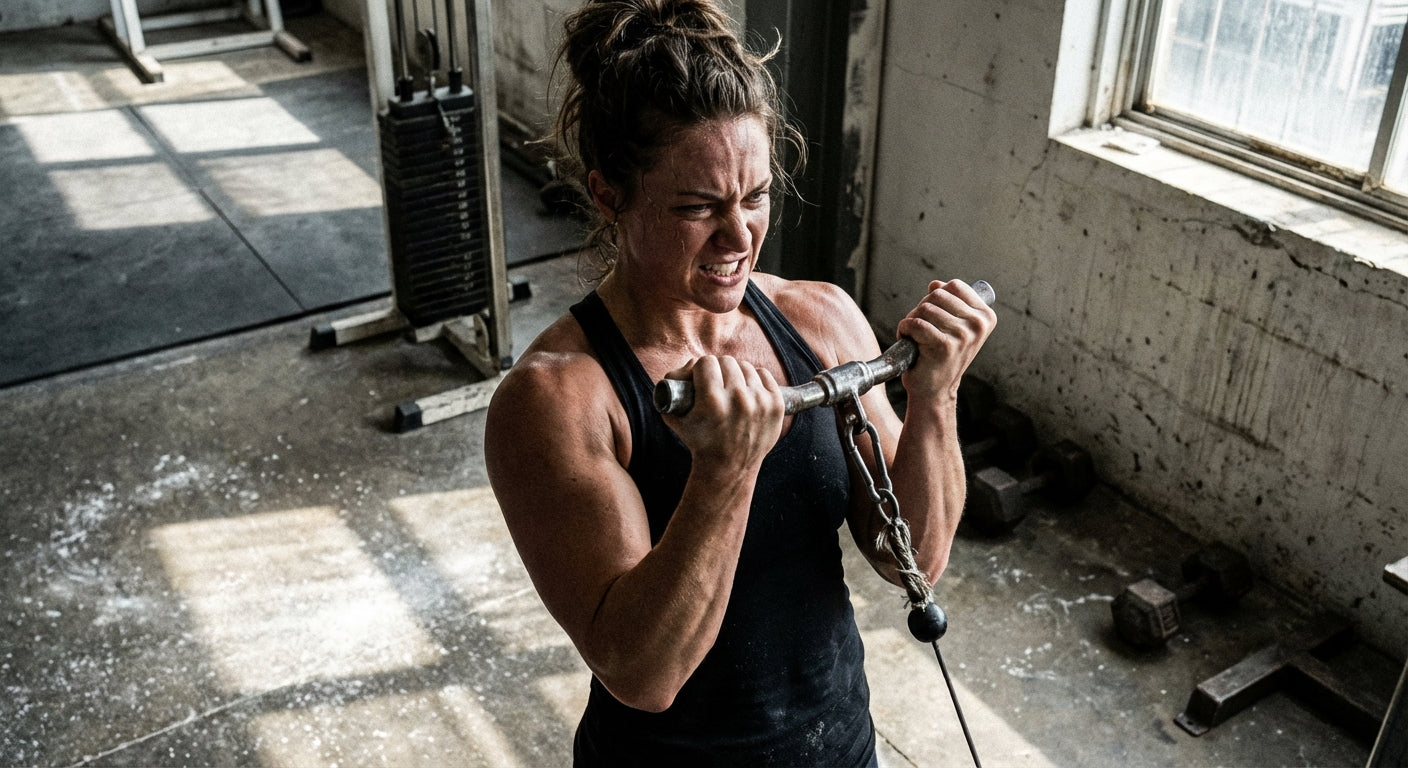 Sculpt Your Peak with Cable Bicep Curls