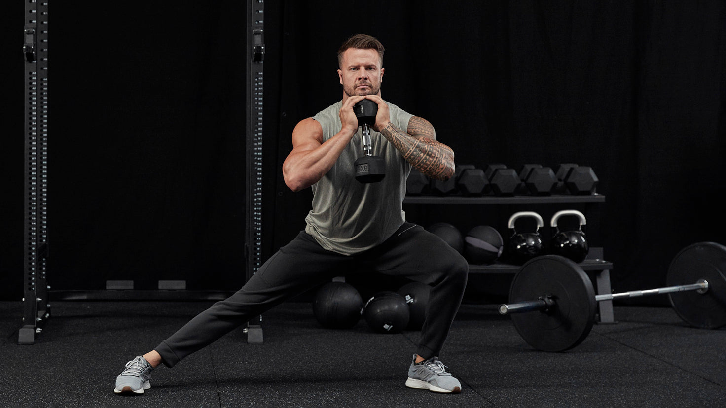 Tutorial: Alternating dumbbell side lunge
