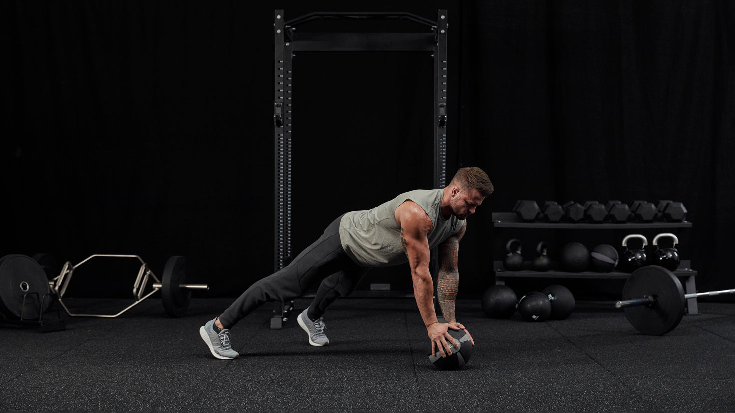 Tutorial: Slam ball push-up