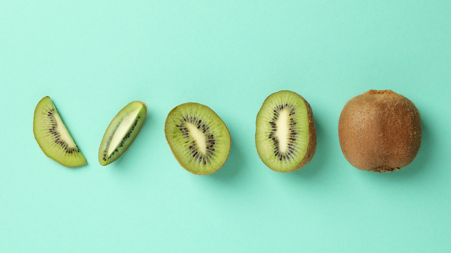 Kiwi fruit, which can aid sleep by increasing serotonin, which in turn can lead to increased melaton