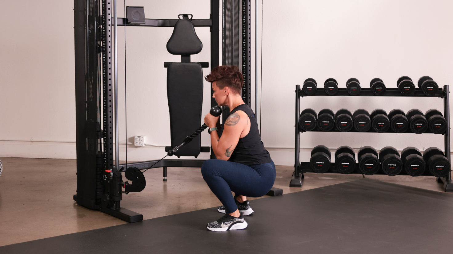Tutorial - Cable goblet squat