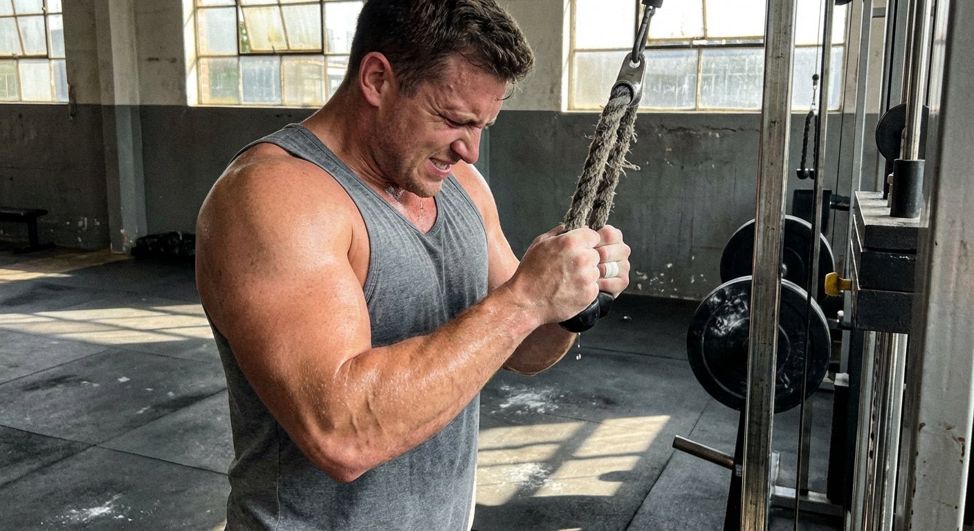 Rope Cable Arm Curls That Hit the Brachialis Hard - Centr