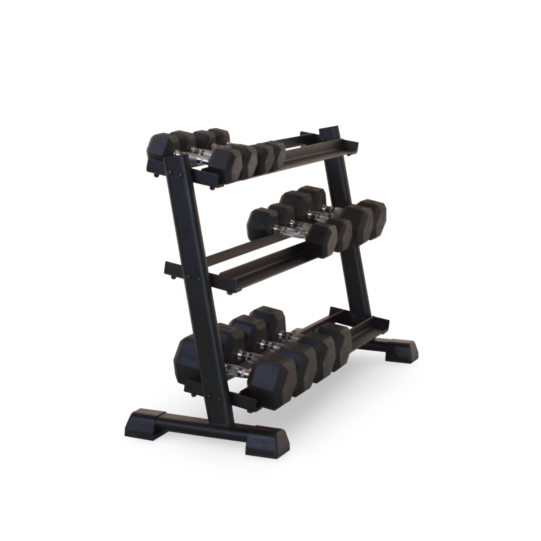 3 - Tier Dumbbell Storage Rack - Centrcentrllc