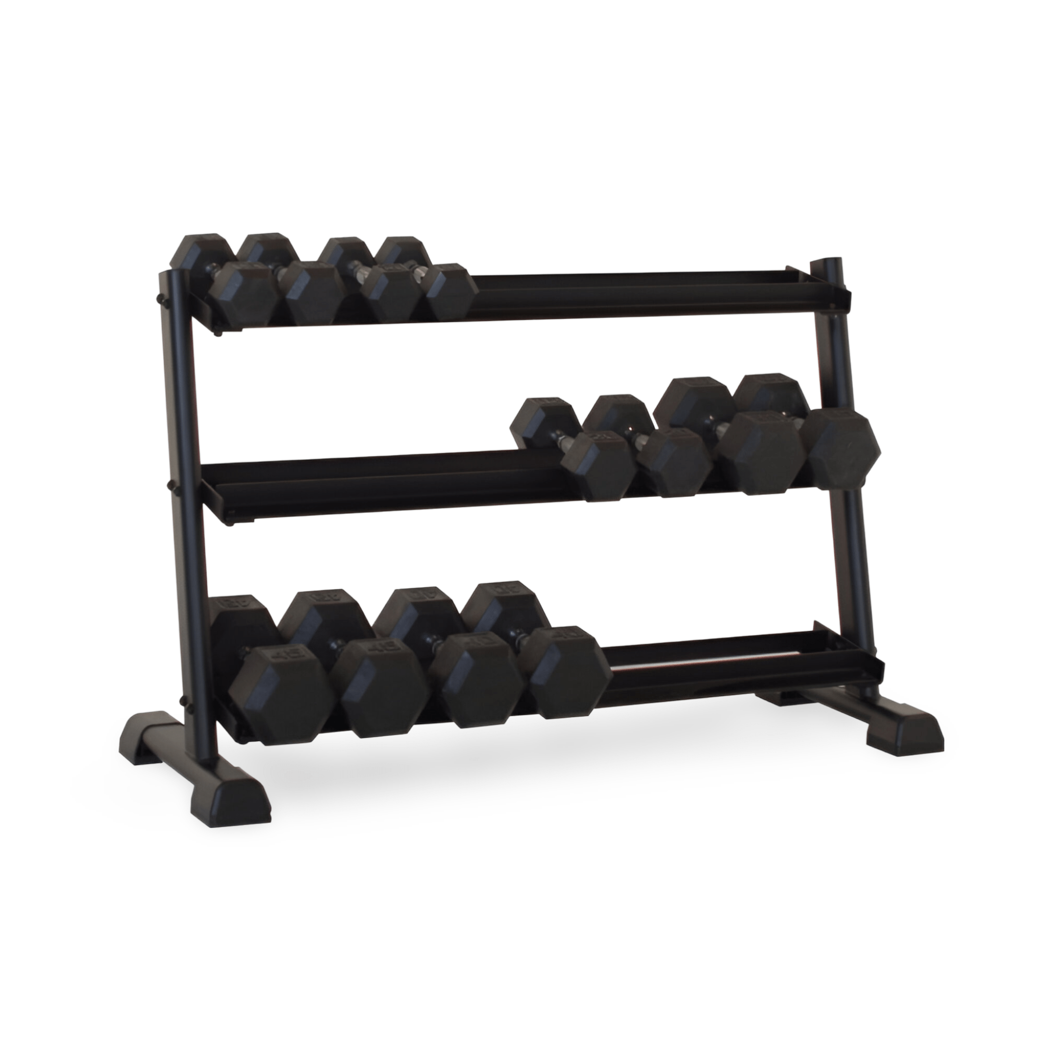3 - Tier Dumbbell Storage Rack - Centrcentrllc