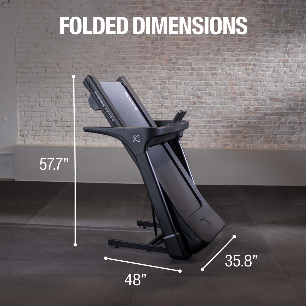 Inspire Series T4 Folding Treadmill - Centrcentrllc