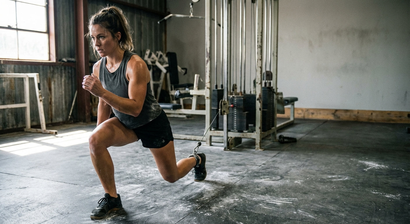Cable Lunges That Erase Knee Sag and Spark Glute Drive