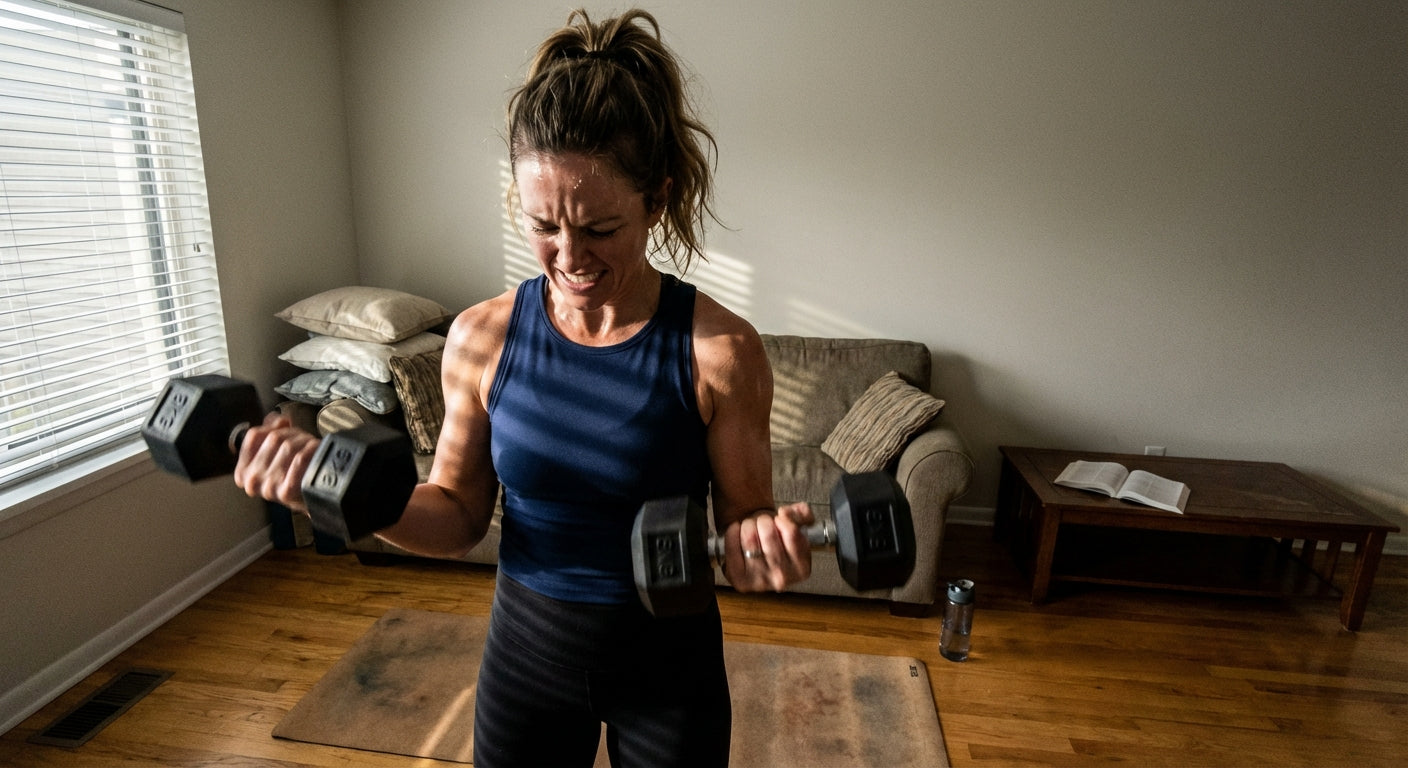 Dumbbell Arm Curls You Can Crush in Your Living Room
