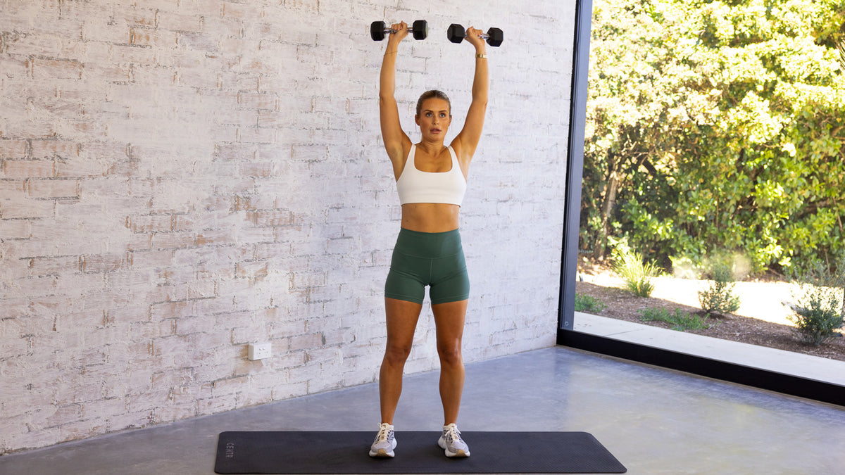 Tutorial: Dumbbell curl + Arnold press