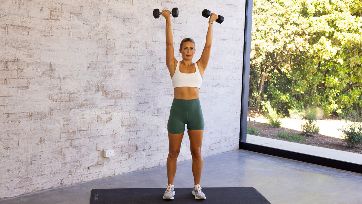 Tutorial: Dumbbell curl + reverse press