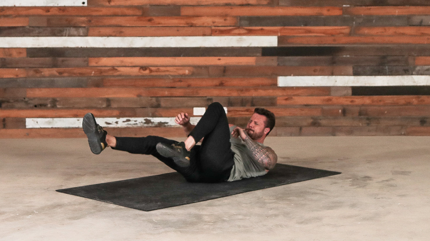 Tutorial: Bicycle sit-ups