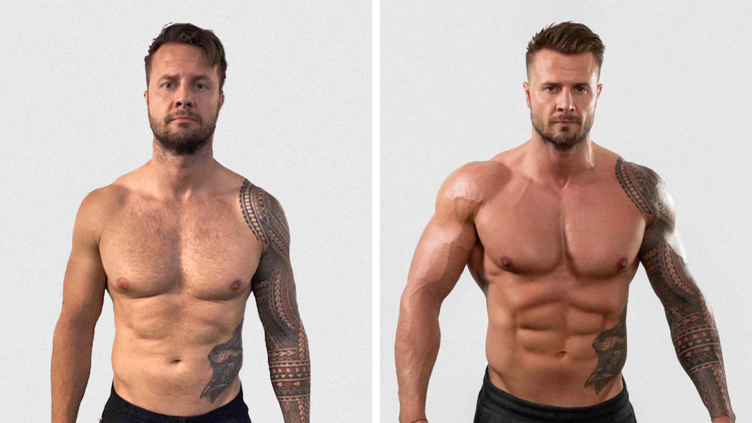 Chris Hemsworth's stuntman Bobby Holland Hanton has cut fat and built muscle with the 10-week progra