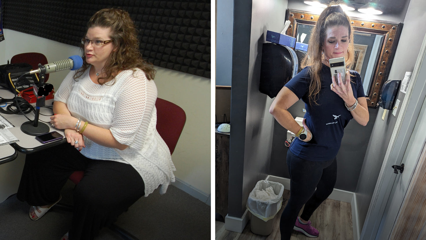 Before and after photos show the results of Centr member Christine's incredible journey to regain he