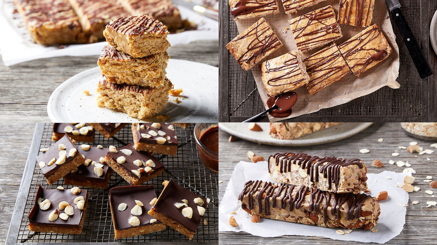 Some of Centr's healthy, high-protein workout bars for building muscle or losing weight.