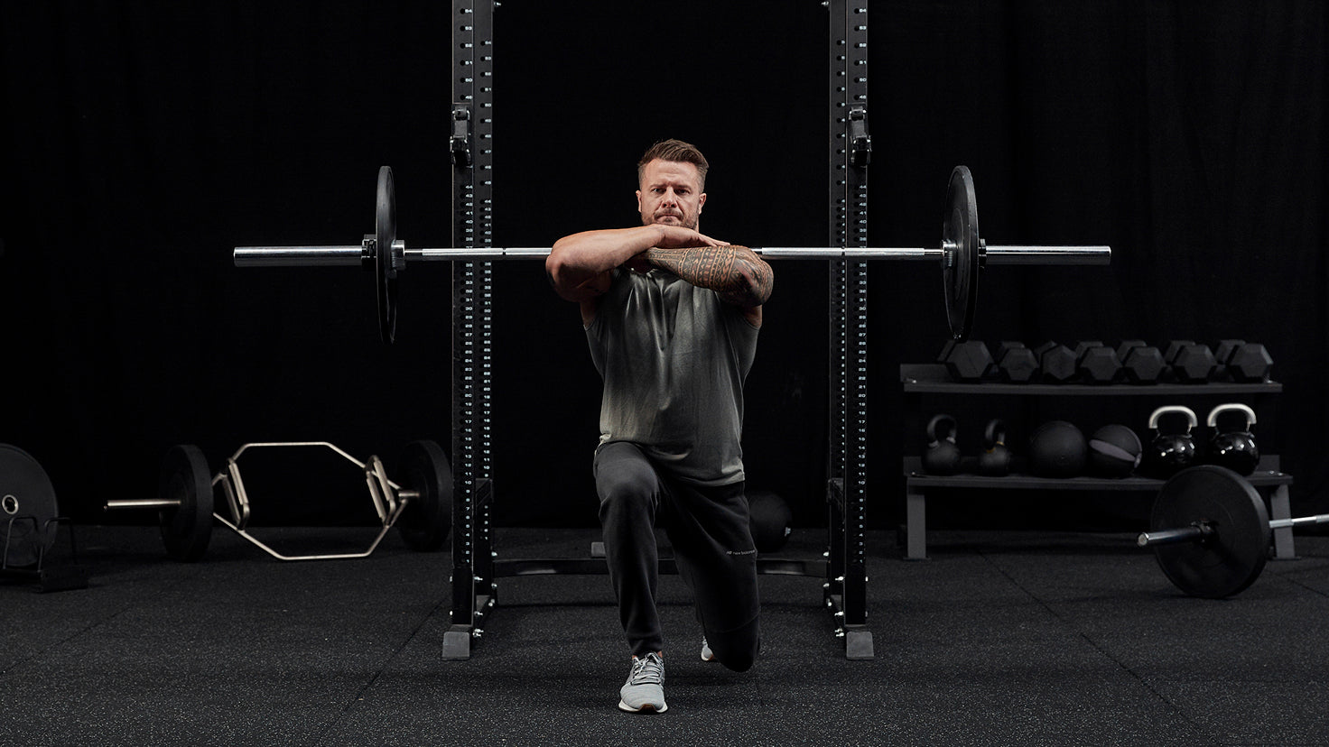 Tutorial: Barbell alternating reverse lunge