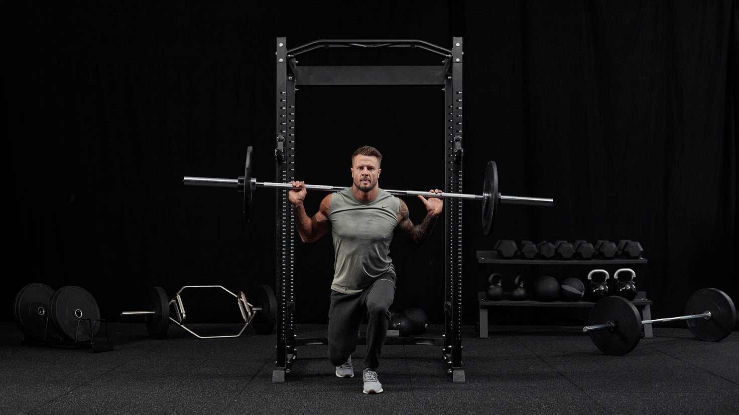 Tutorial: Barbell forward static lunge