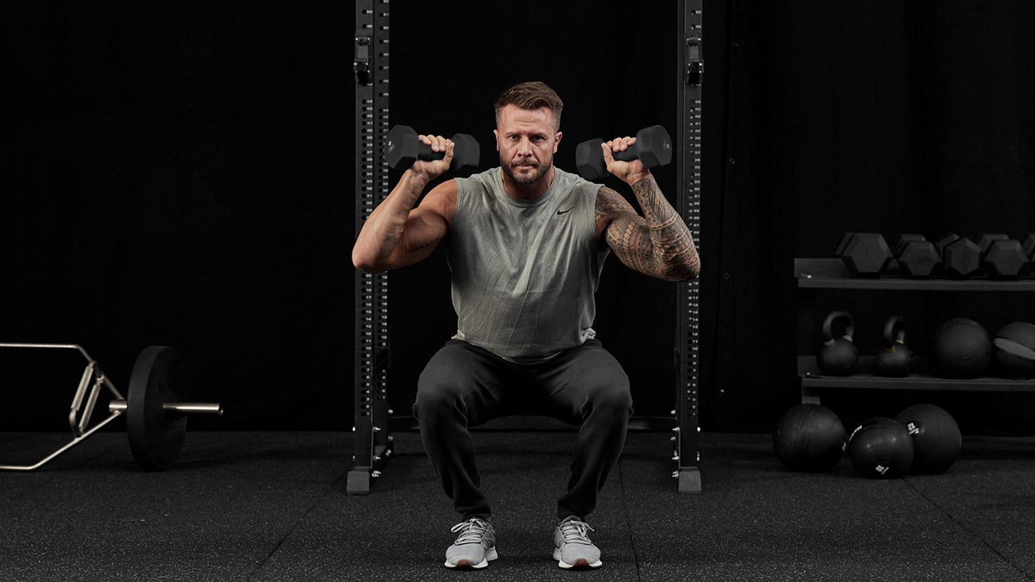 Tutorial: Dumbbell back squat