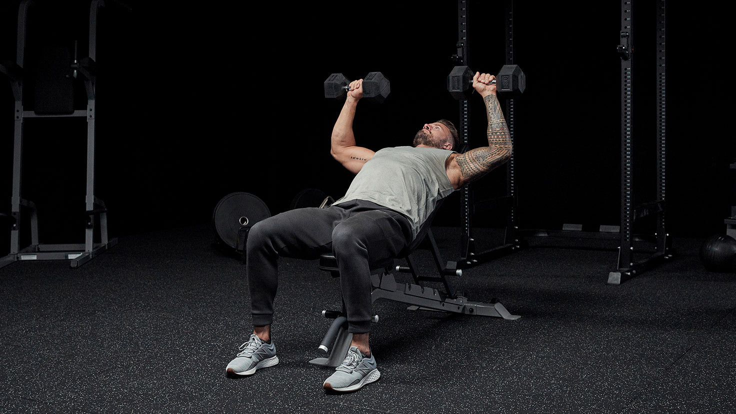 Tutorial: Dumbbell incline bench press