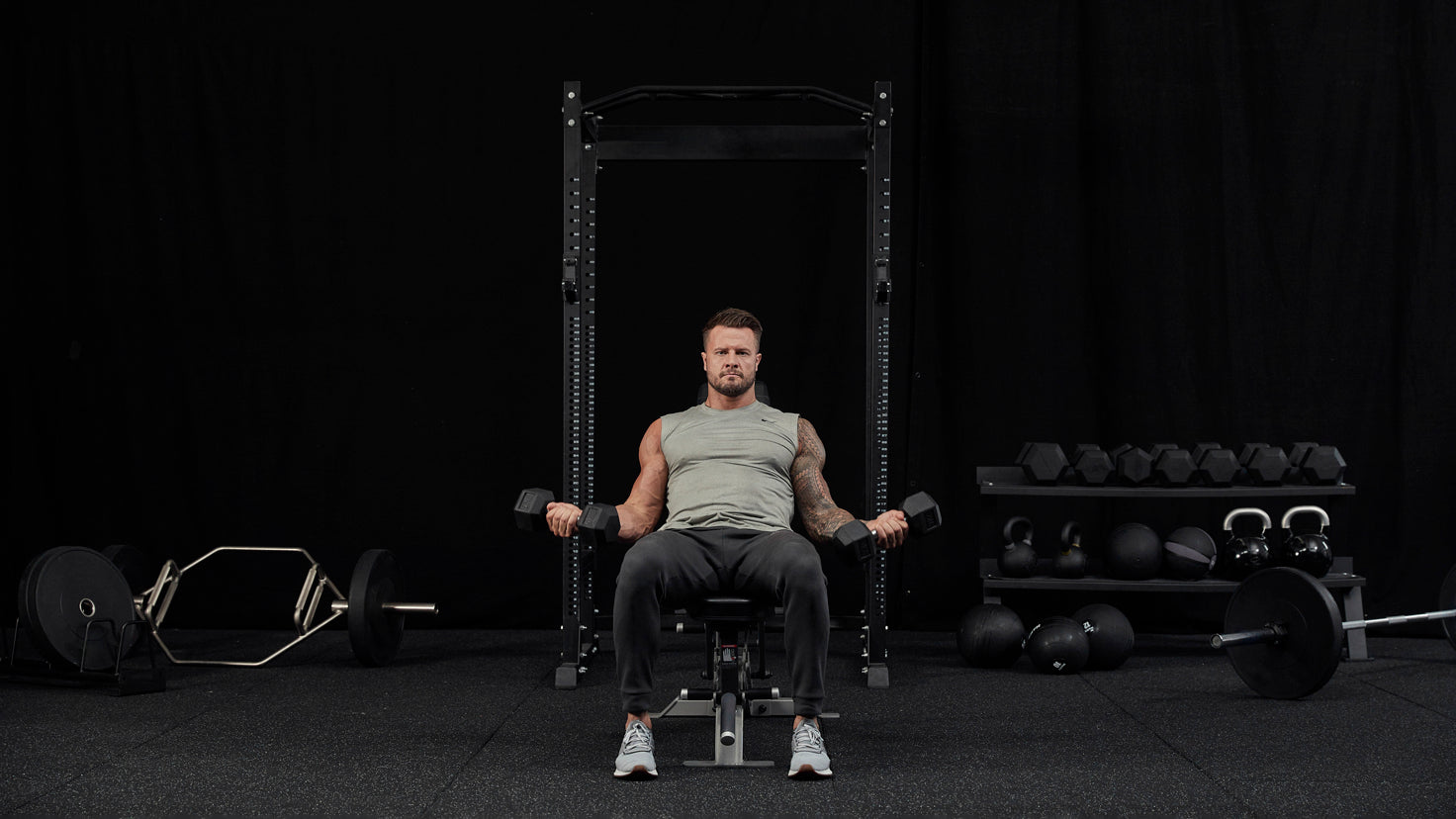 Tutorial: Dumbbell incline bicep curl