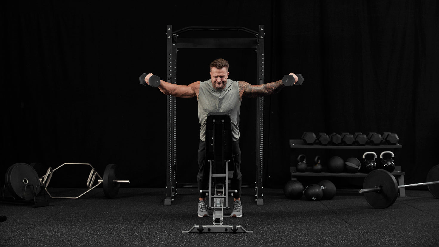 Tutorial: Dumbbell incline lateral raise