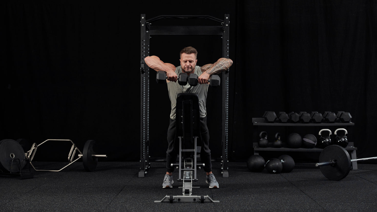 Tutorial: Dumbbell incline upright row