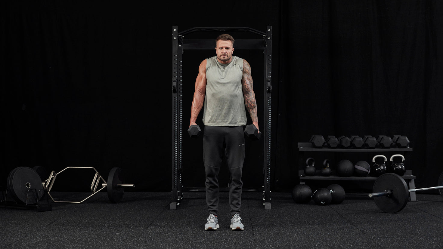 Tutorial: Dumbbell shrugs