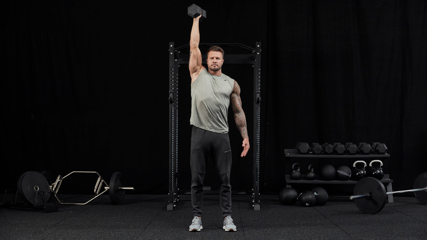 Tutorial: Dumbbell single-arm shoulder press