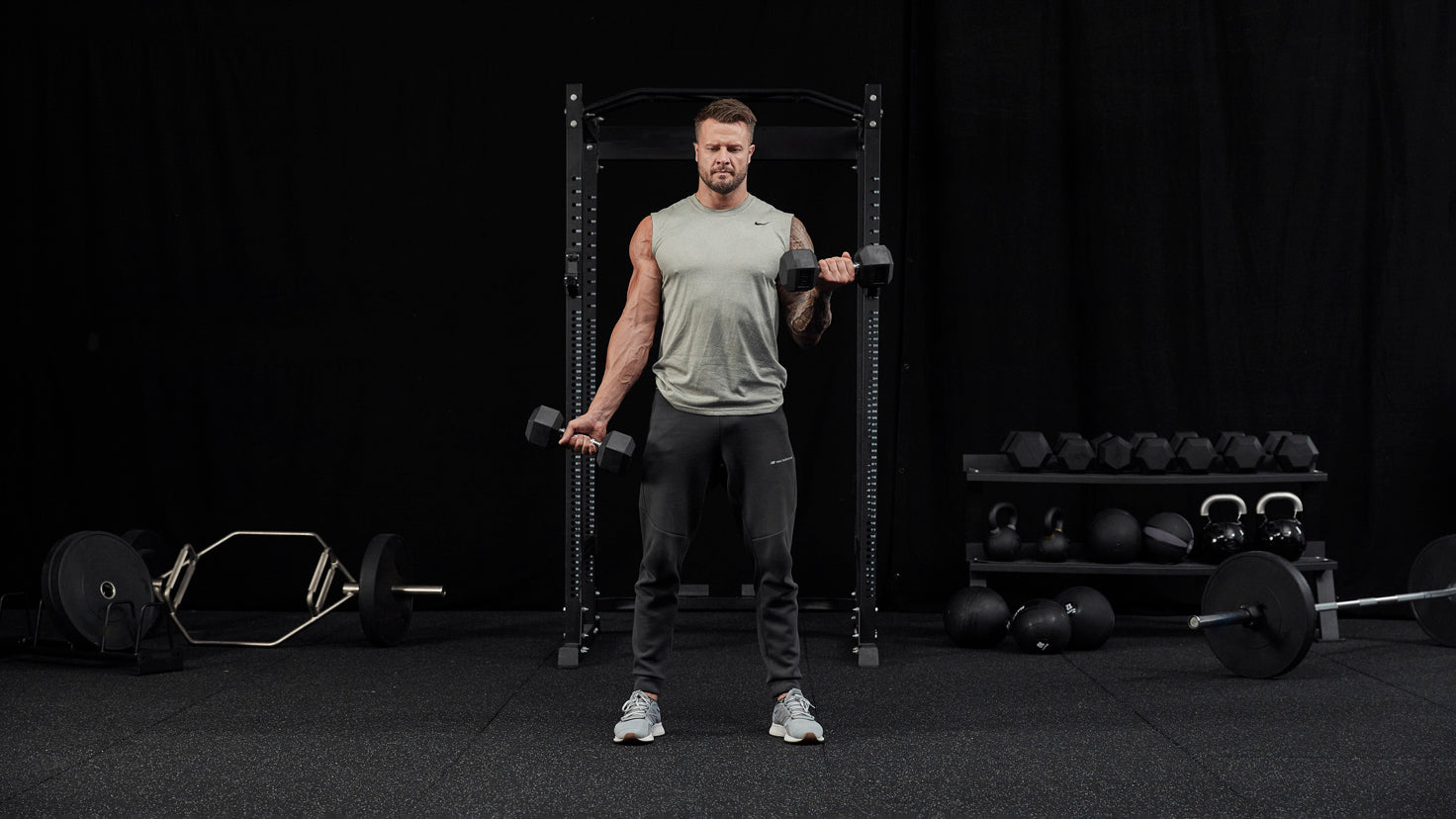 Tutorial: Dumbbell tension curls