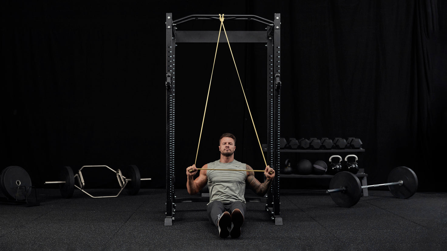 Tutorial: Seated banded lat pulldown