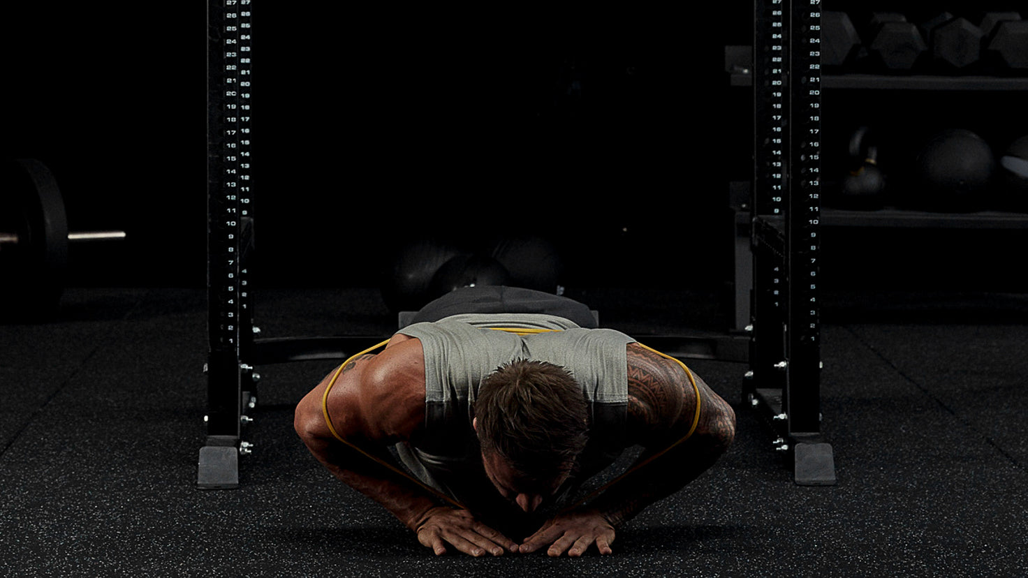 Tutorial: Banded diamond push-up