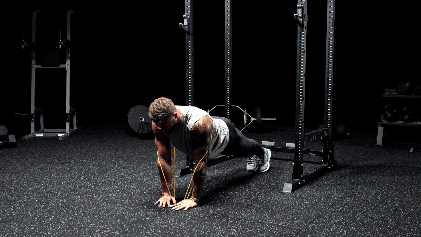 Tutorial: Banded elevated diamond push-up