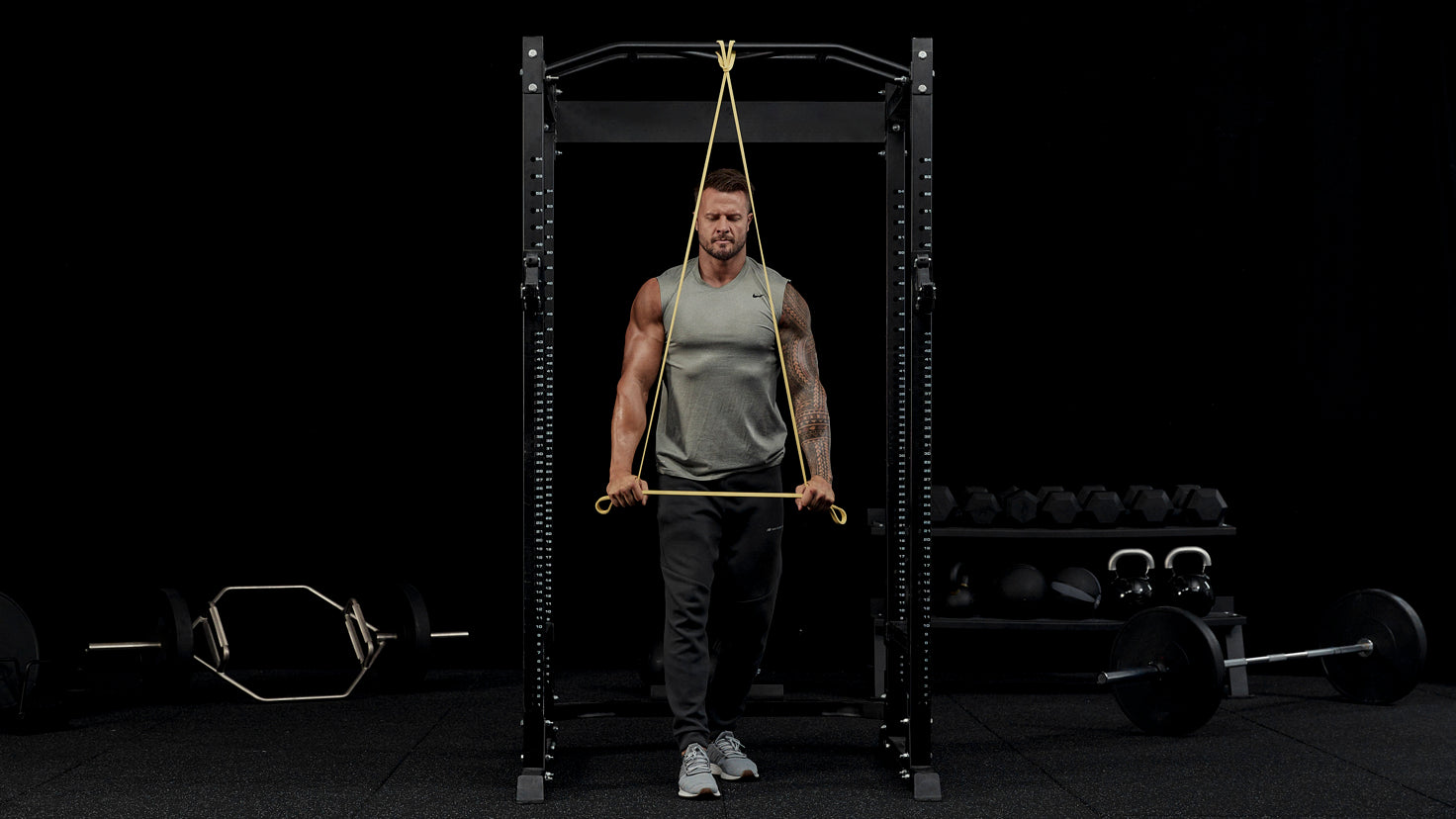 Tutorial: Standing banded pull-over