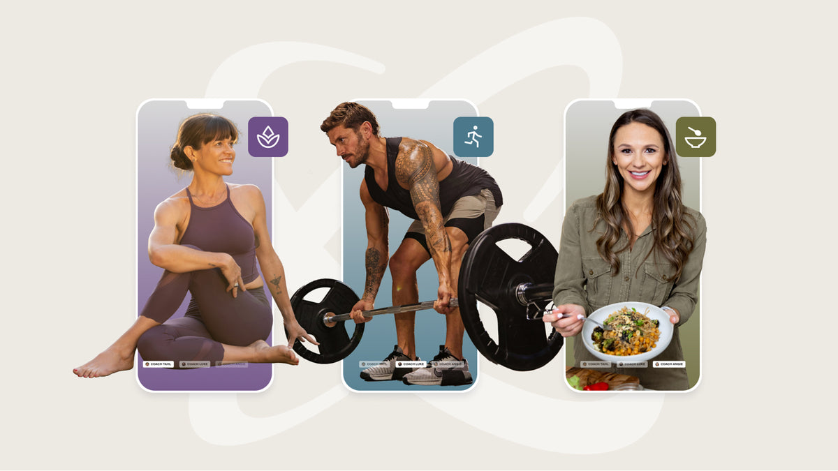A composite image showcasing the new-look Centr experience.