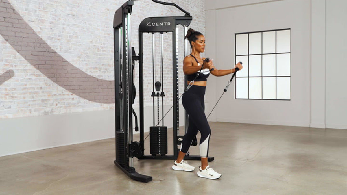 Tutorial: Cable low-to-high chest fly