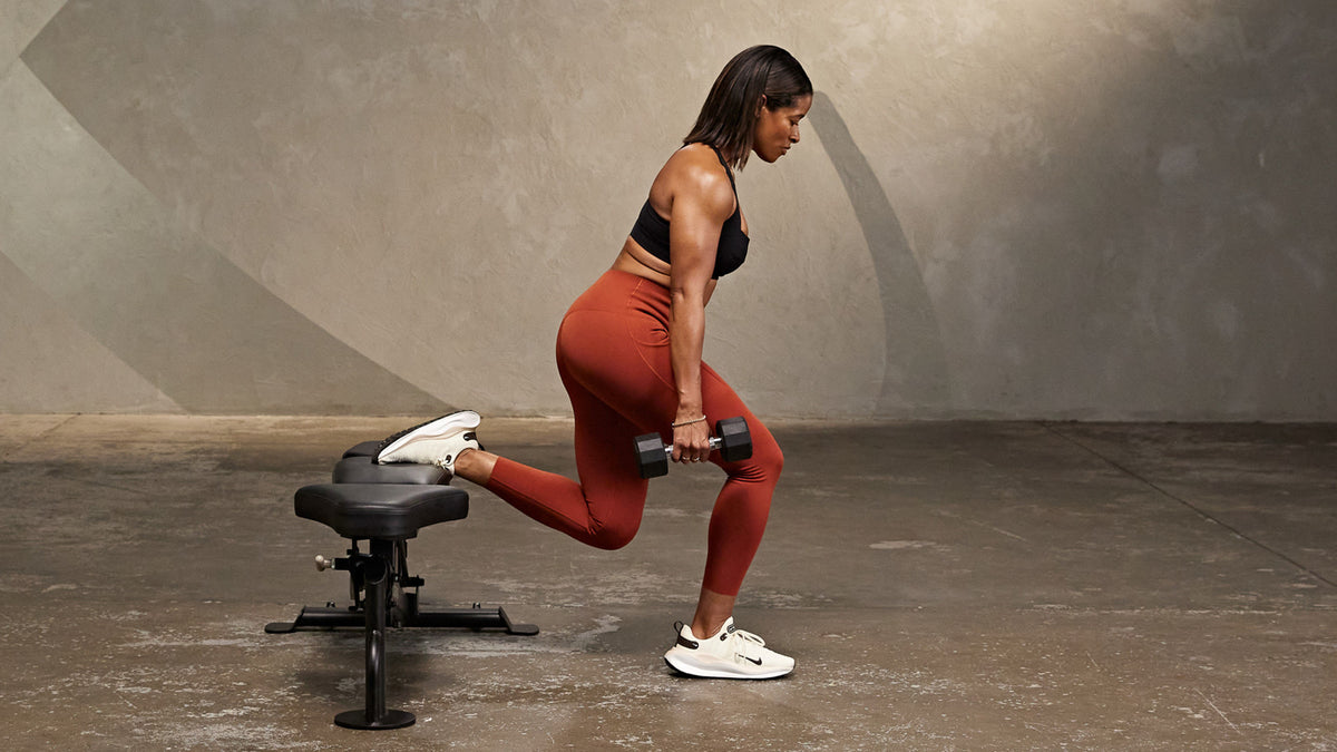 Tutorial: Dumbbell Bulgarian split squat + pulse