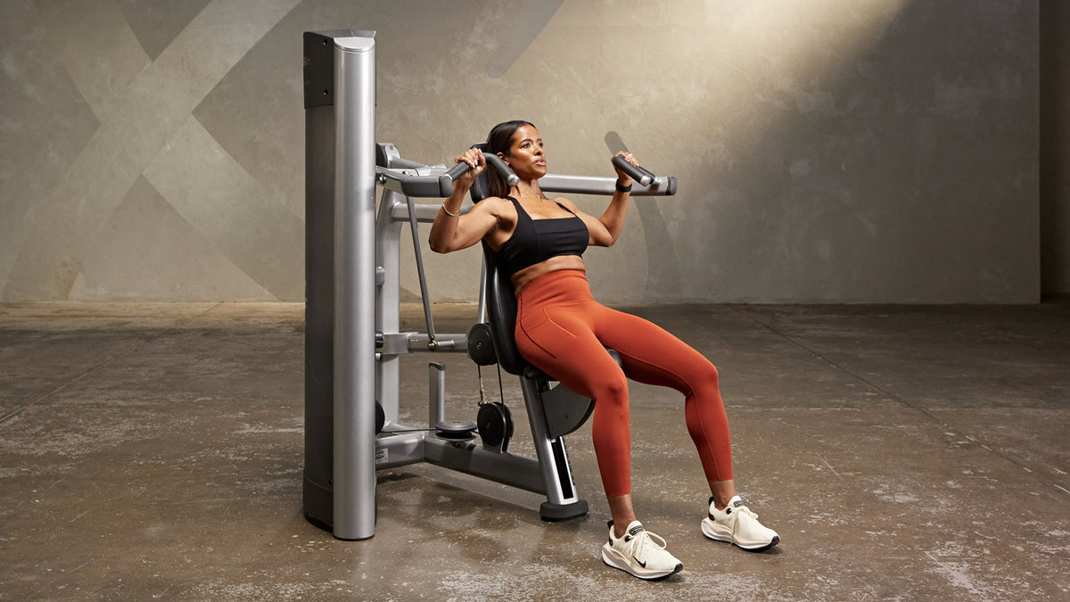 Tutorial: Seated machine shoulder press