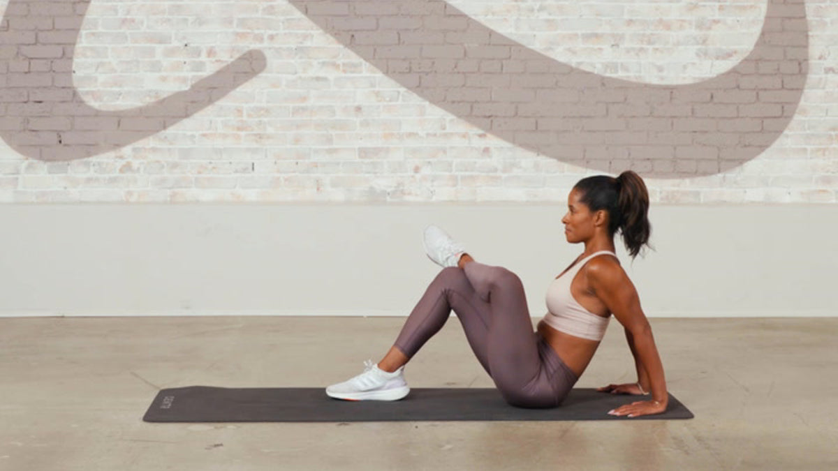 Tutorial: Figure-4 stretch + alternating knee drop