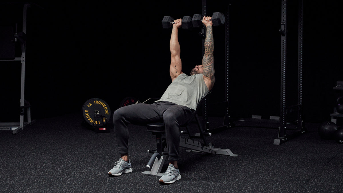 Tutorial - Dumbbell incline bench press (45 degrees)