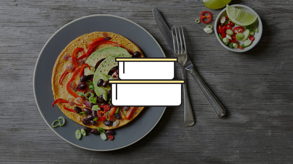 Last Night's Leftovers: Mexican Inspired Chickpea Omelette