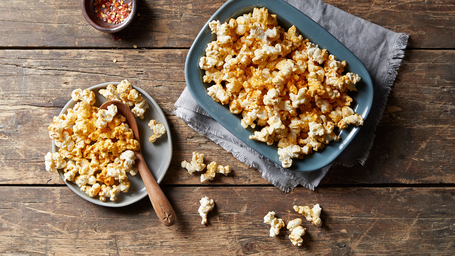 Smoky Popcorn made with paprika and cumin from the Centr meal plan.