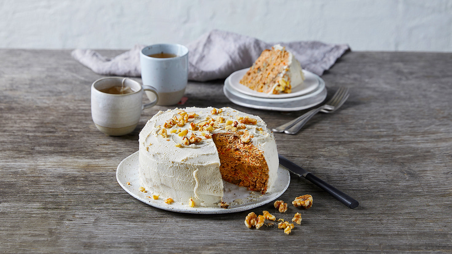 Carrot Cake with Lemon Coconut Frosting from the Centr meal plan.