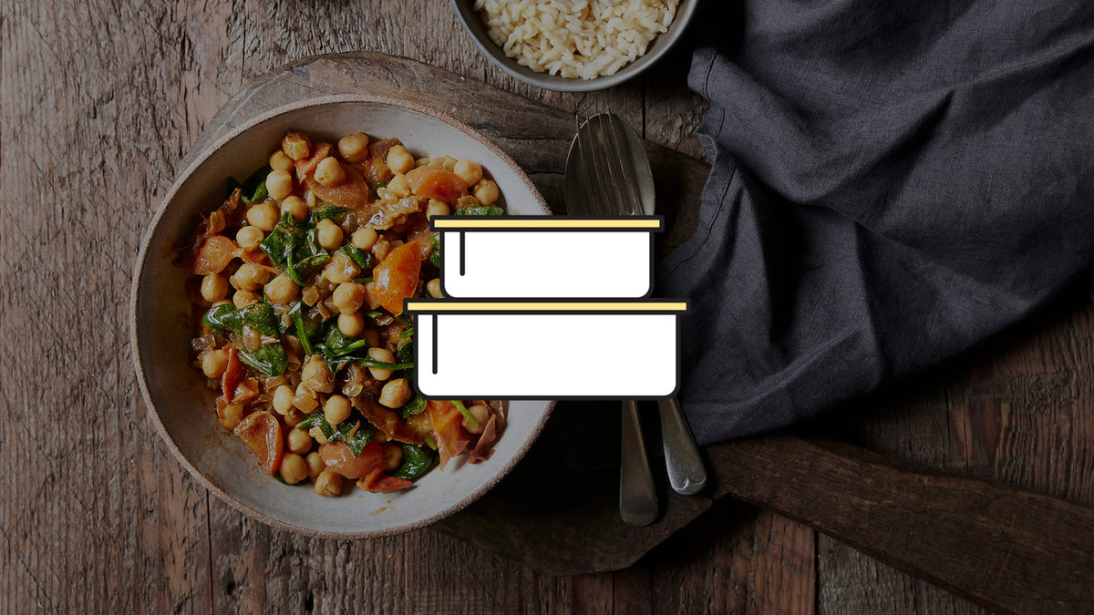 Last Night's Leftovers: Chickpea & Spinach Tagine