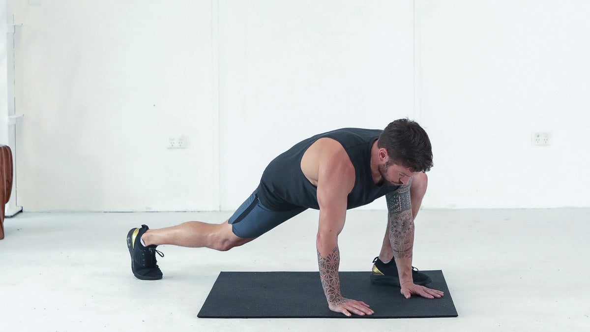 Tutorial: Downward dog + runner lunge