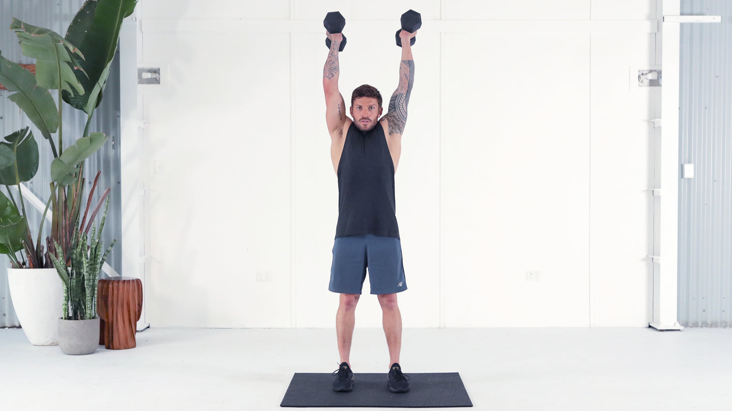 Tutorial: Dumbbell curl + press
