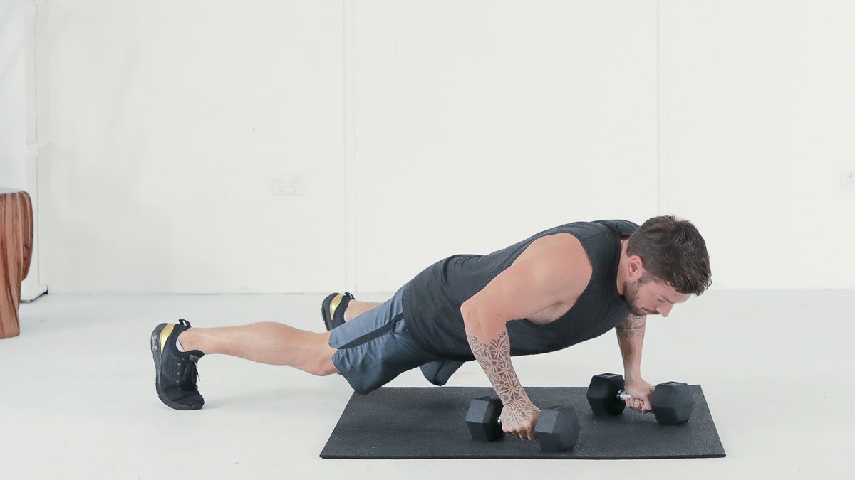Tutorial: Dumbbell devil press