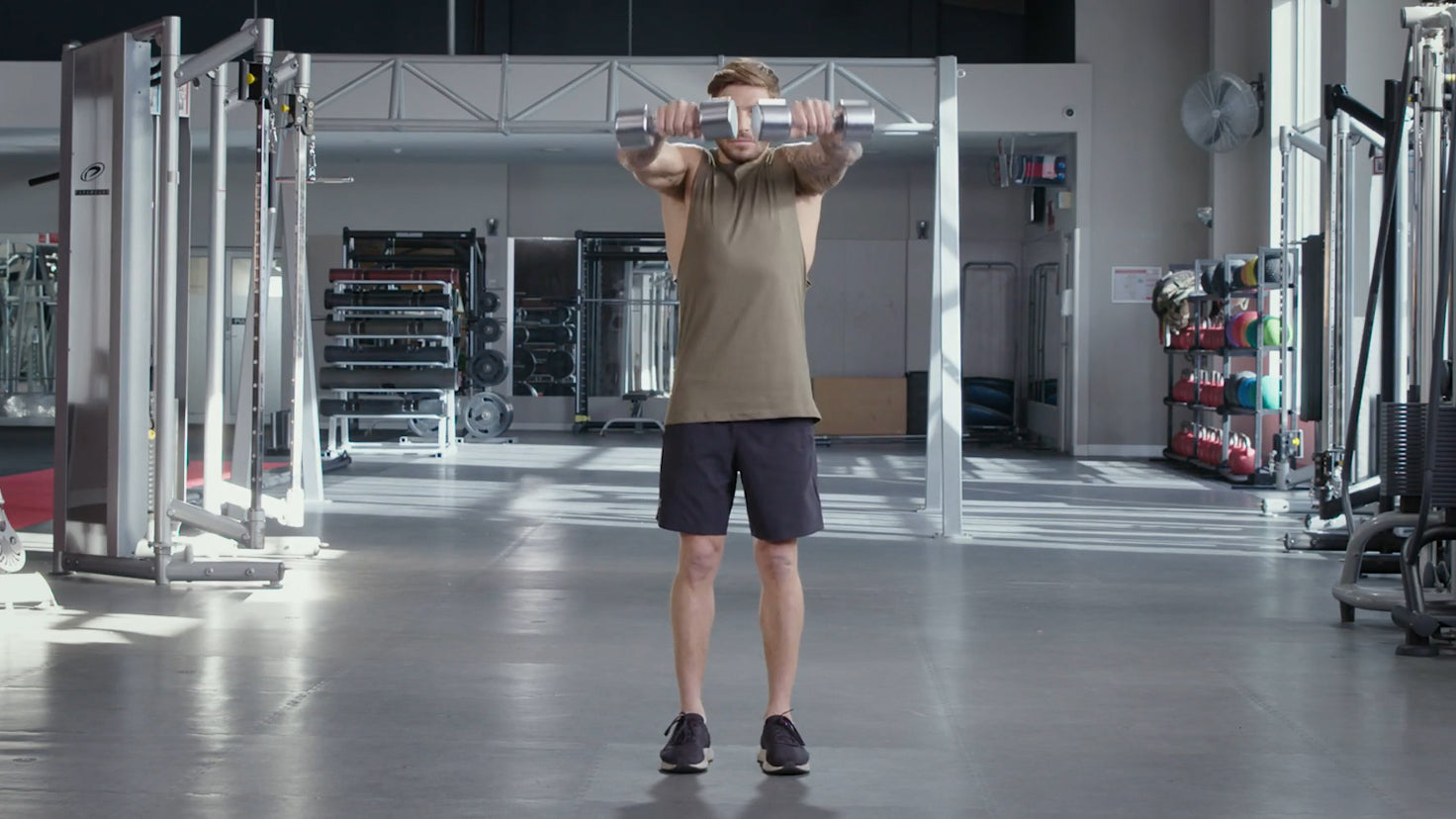 Tutorial: Dumbbell front raise