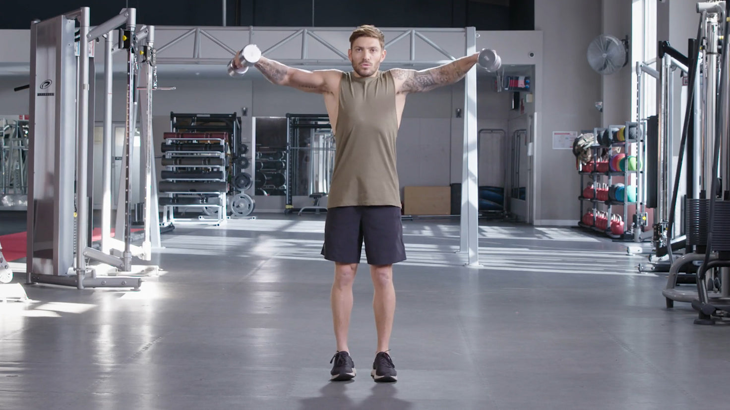 Tutorial: Dumbbell lateral raise