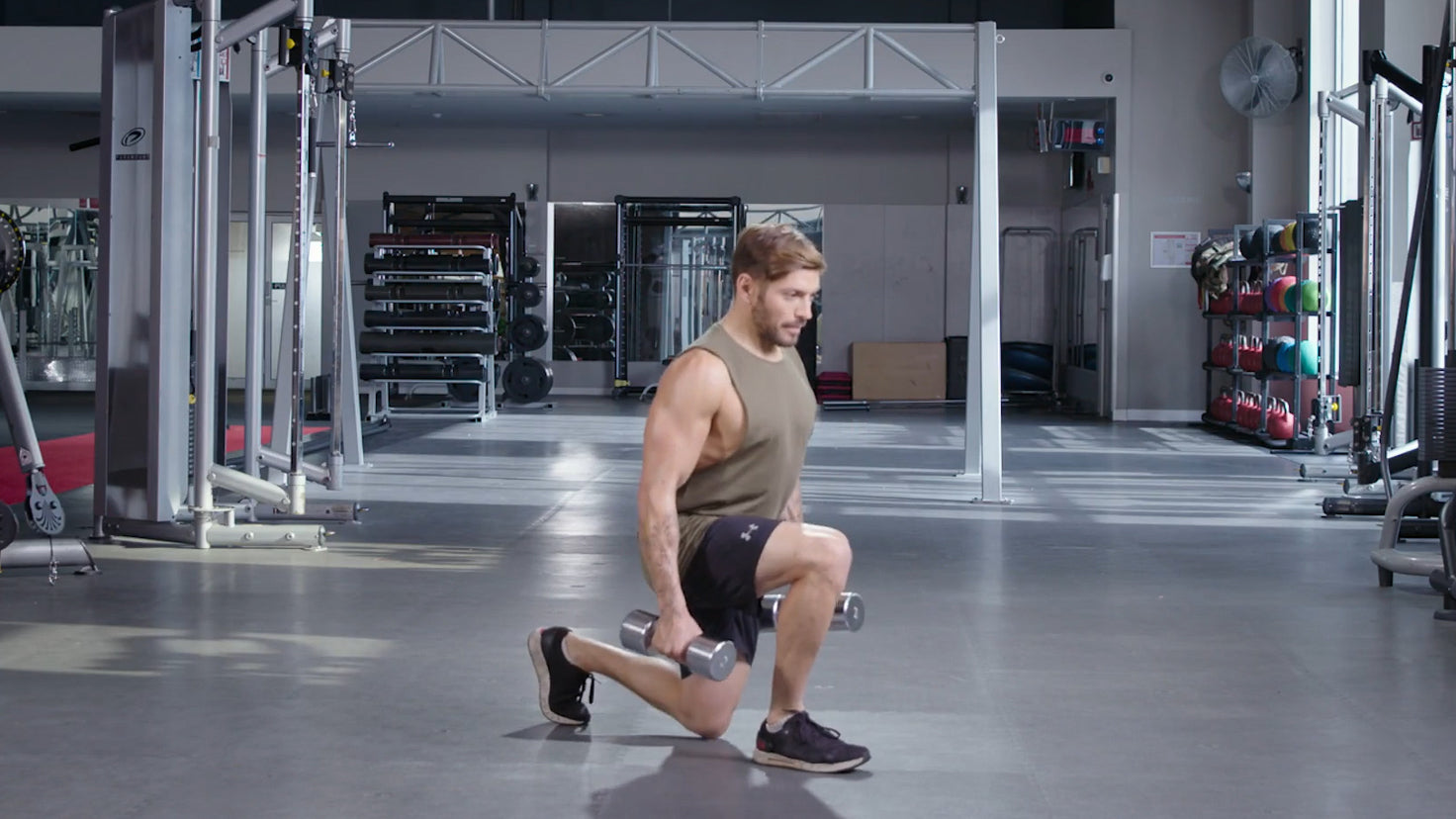 Tutorial: Dumbbell reverse lunge