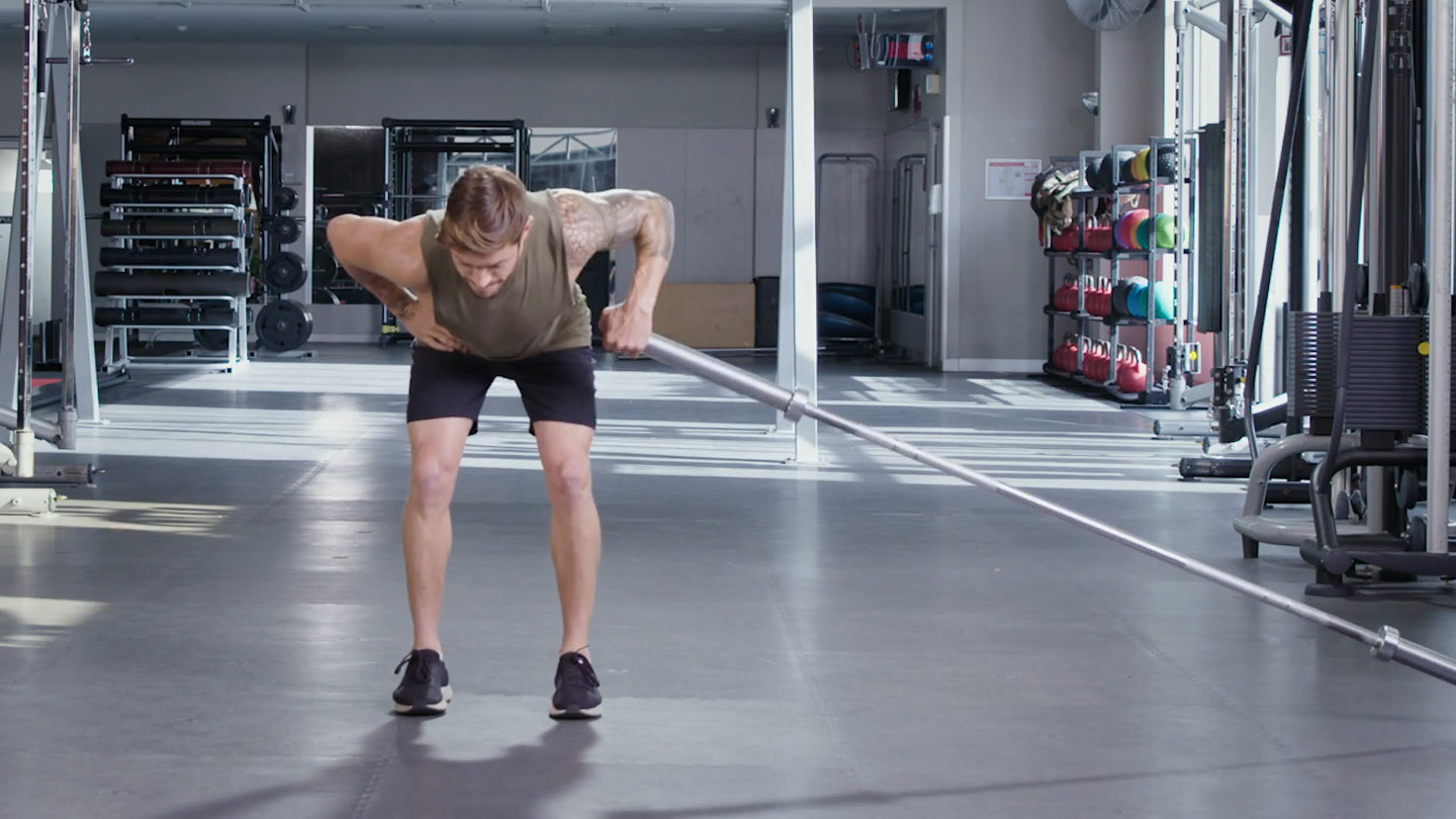 Tutorial: Landmine bent-over row