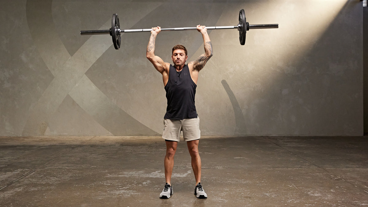 Tutorial: Barbell clean + press